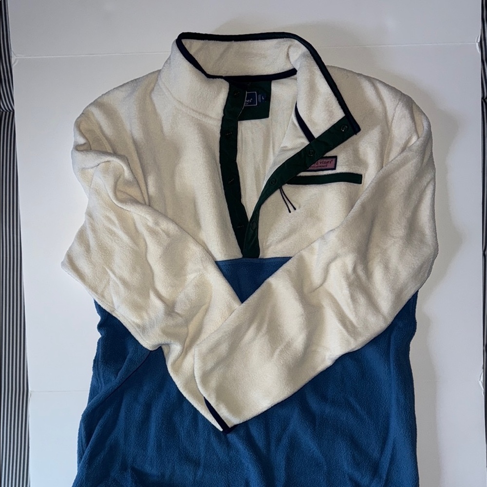 vineyard vines Fleece Snap Pullover